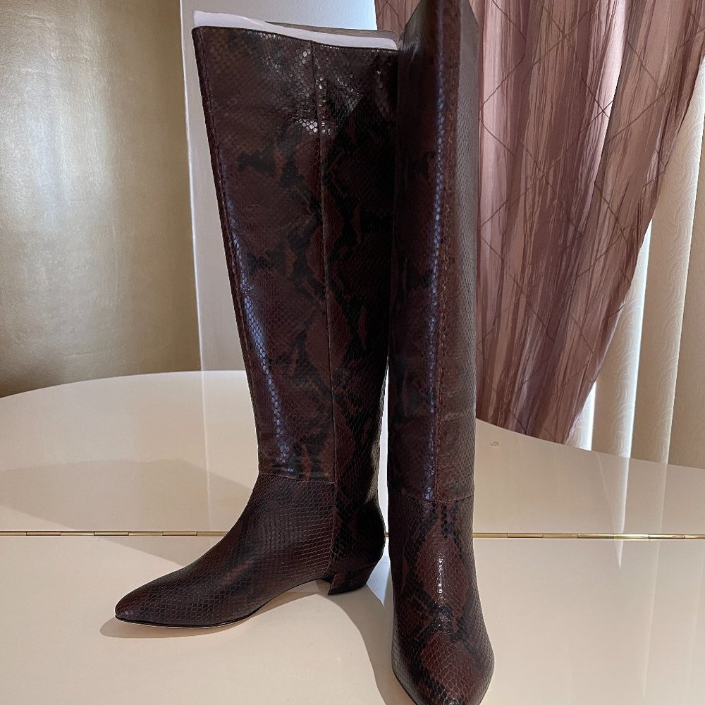 SIGERSON MORRISON Women's Snake Embossed Boots - Picture 8 of 13